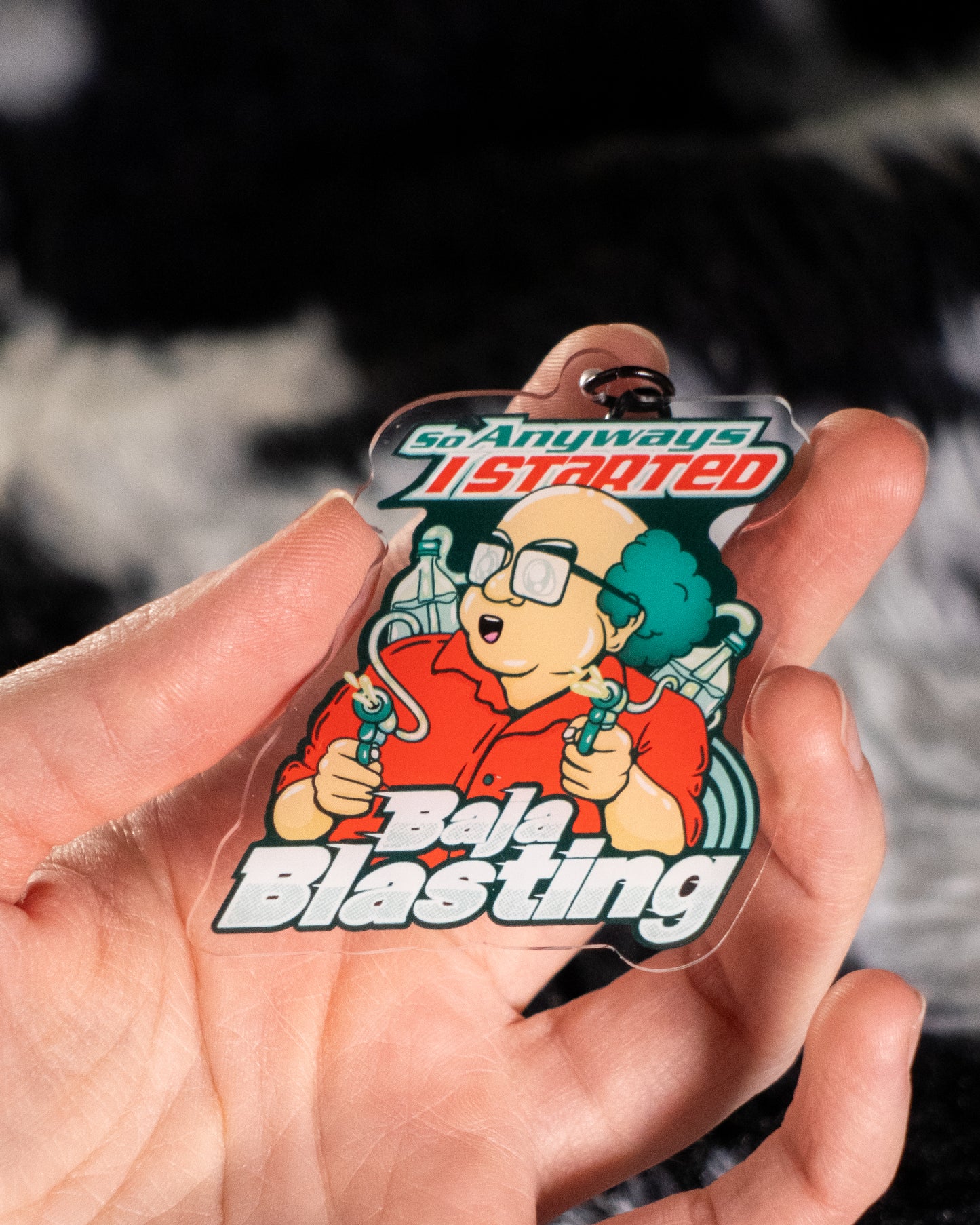 Baja Blast Keychain