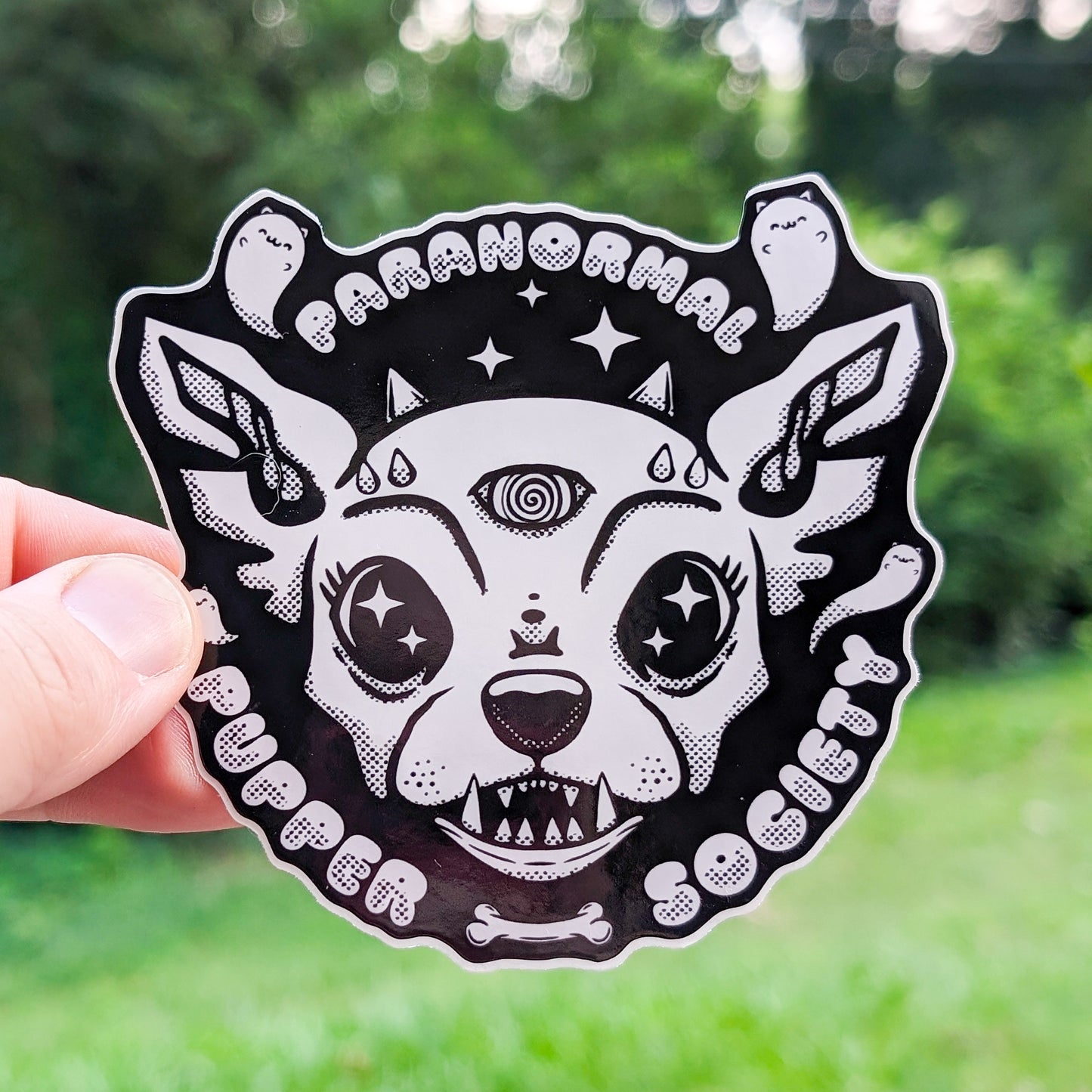 Paranormal Pupper Society 4" Sticker