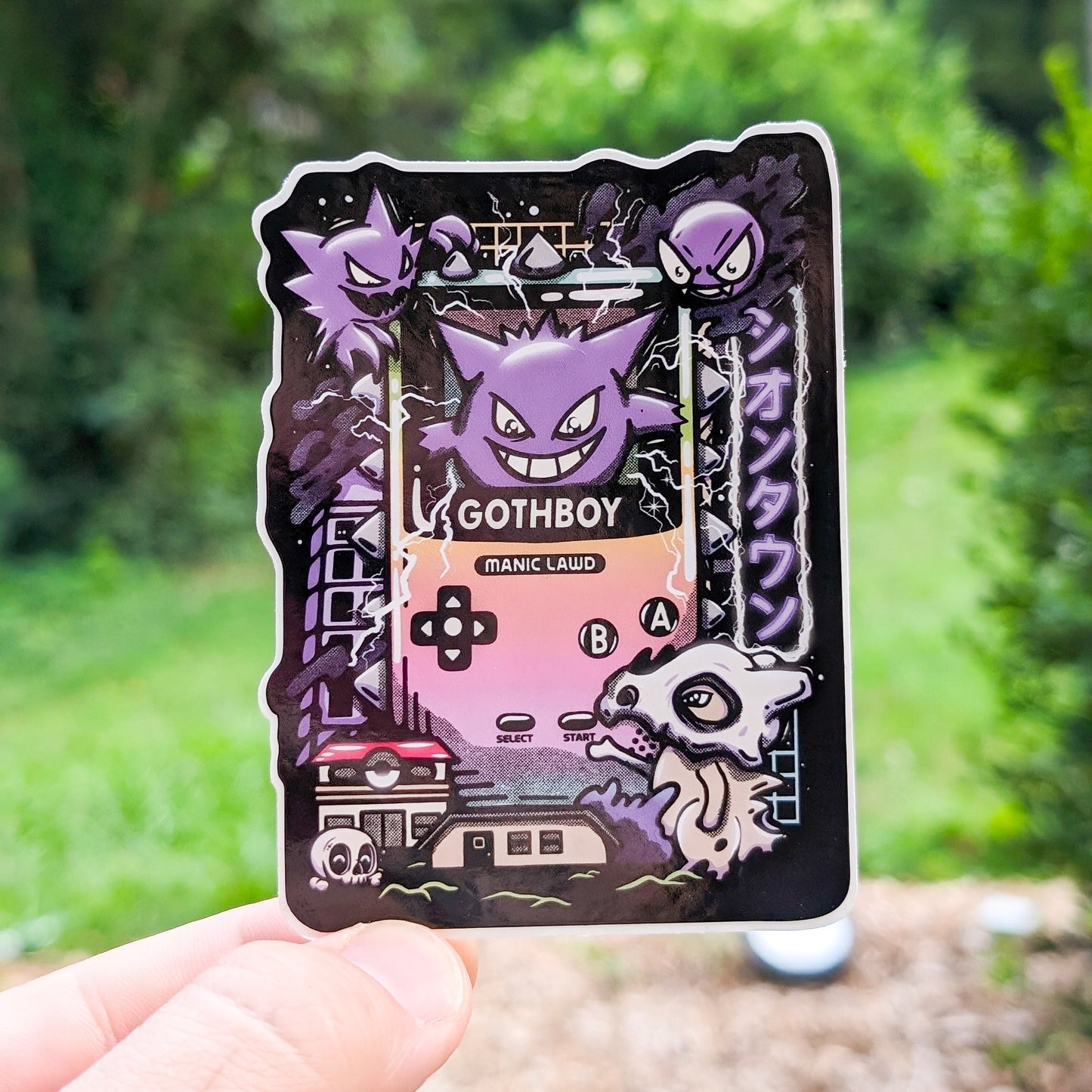 Gothboy 4" Sticker