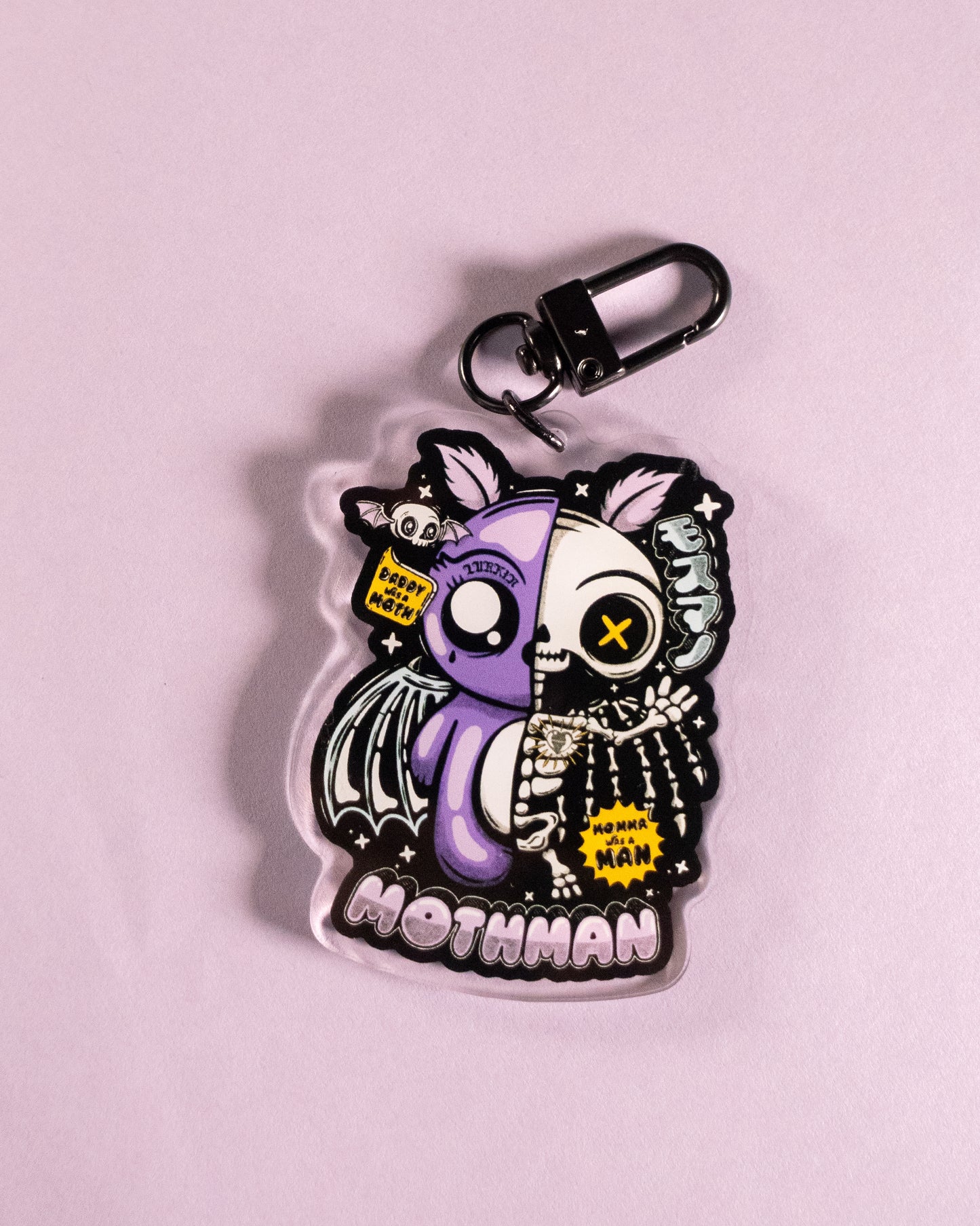 Mothman Keychain