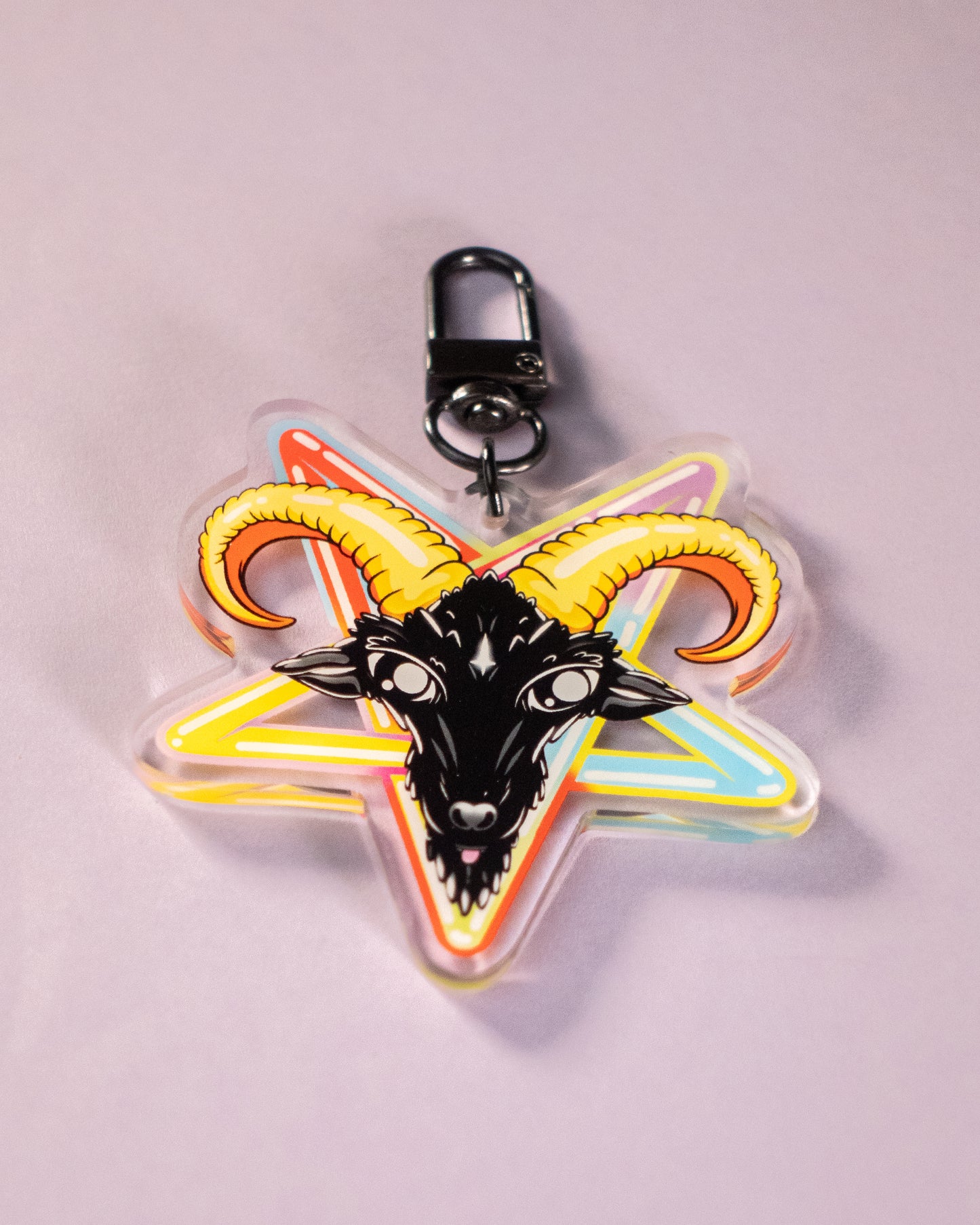 Baphomet Keychain