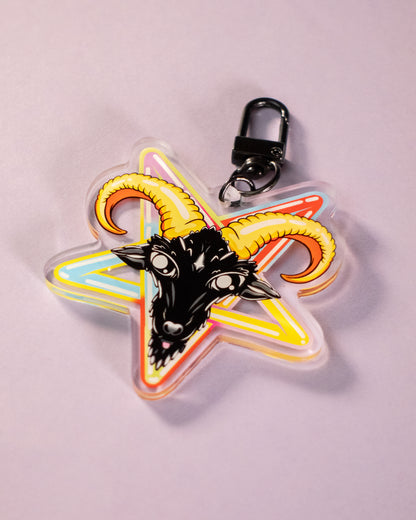 Baphomet Keychain