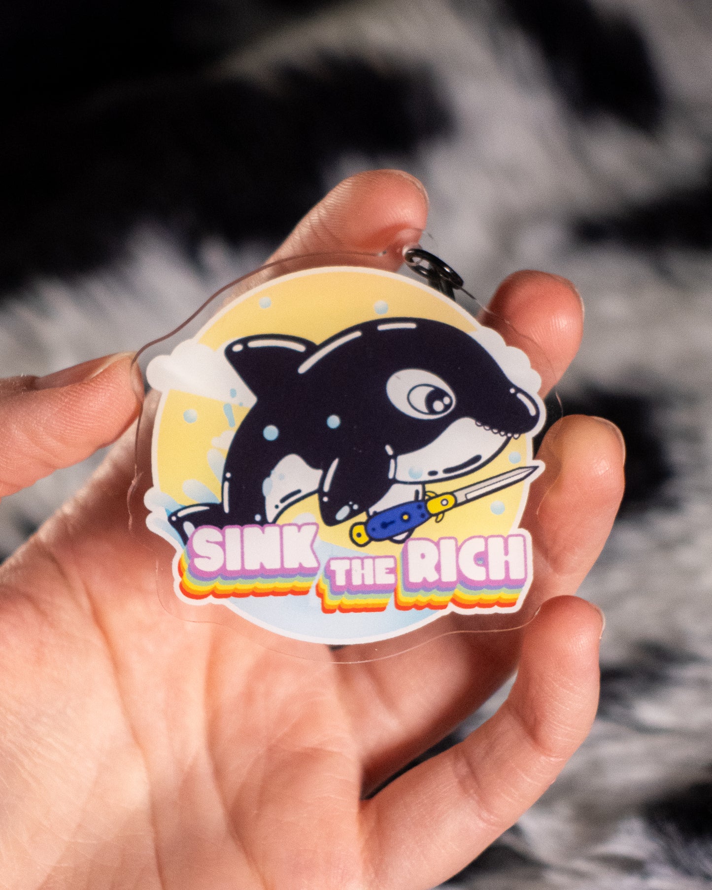Sink The Rich Keychain