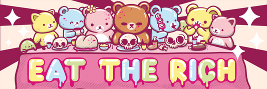 Eat The Rich Bumper Sticker