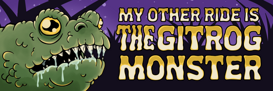 My Other Ride Is The Gitrog Monster Bumper Sticker