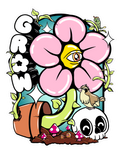 Grow 4" Sticker