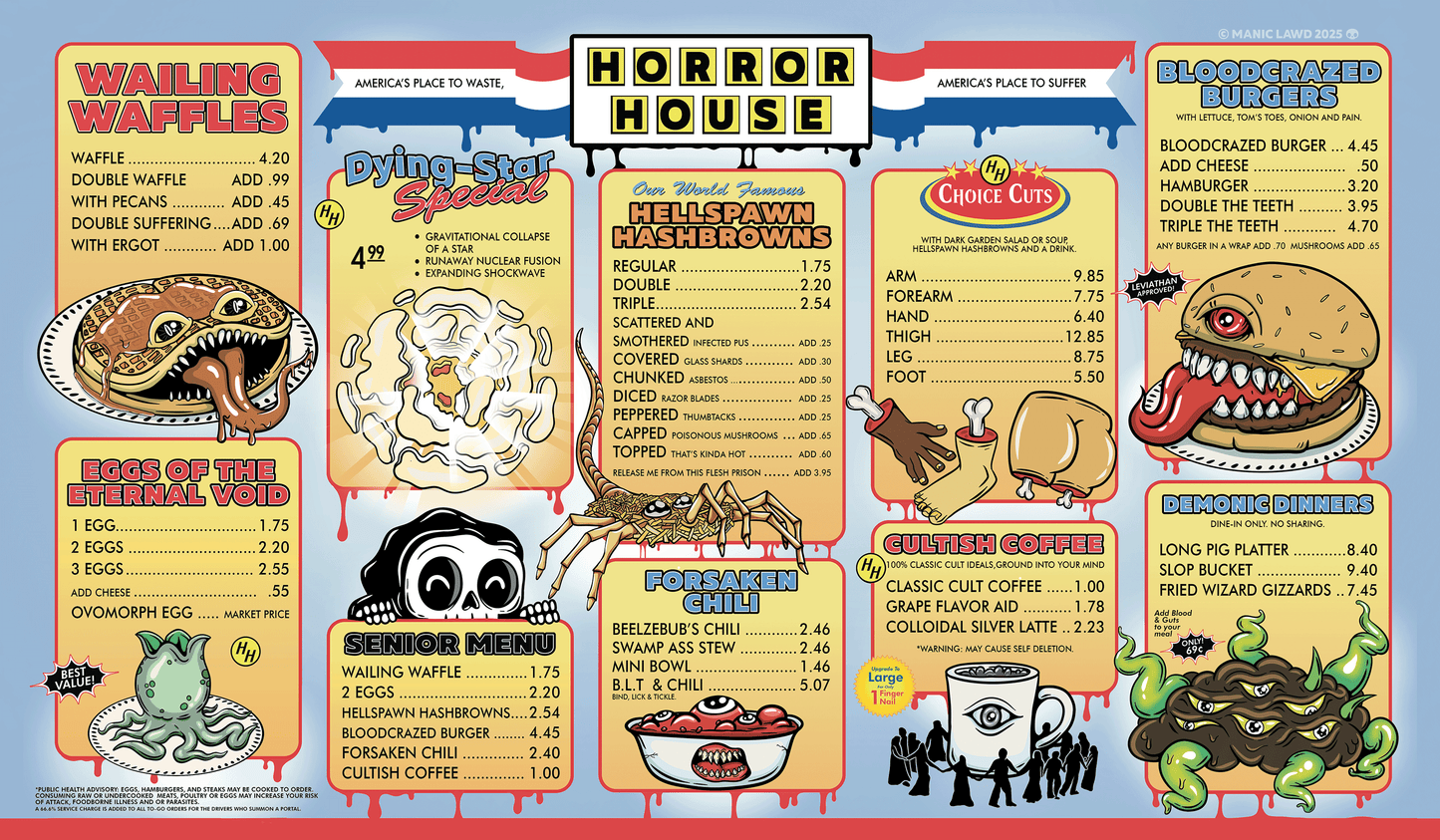 Horror House Playmat