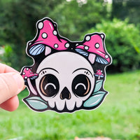 Shroom Skull 4" Sticker