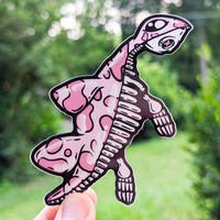 Nessie Skeleton 4" Sticker