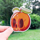 Peach 4" Sticker