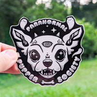 Paranormal Pupper Society 4" Sticker