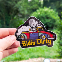 Ridin Dirty4" Sticker