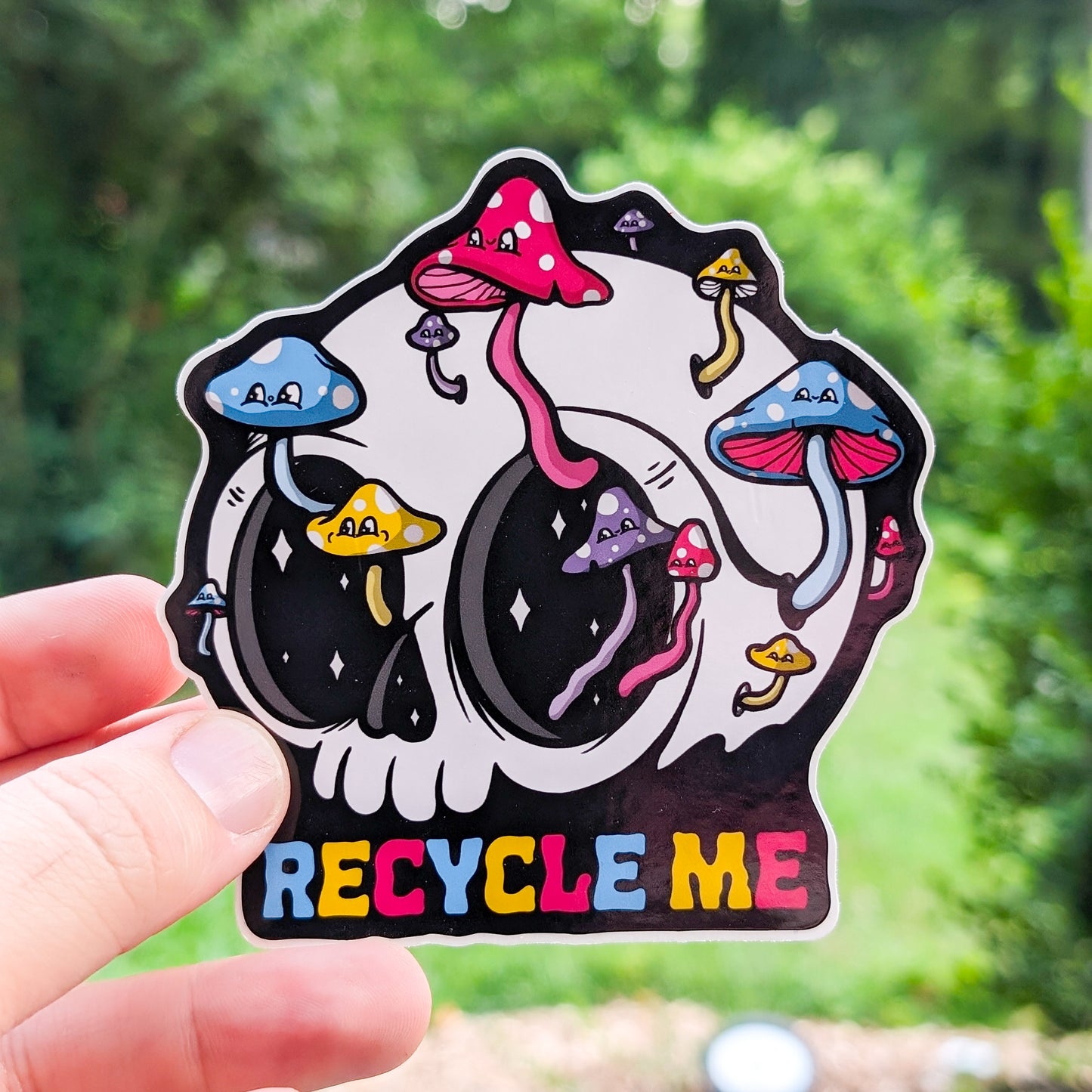Recycle Me 4" Sticker