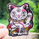 Lucky Cat 4" Sticker