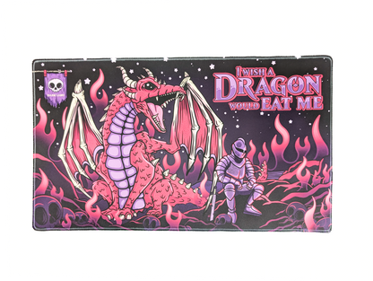 I Wish A Dragon Would Eat Me  Playmat