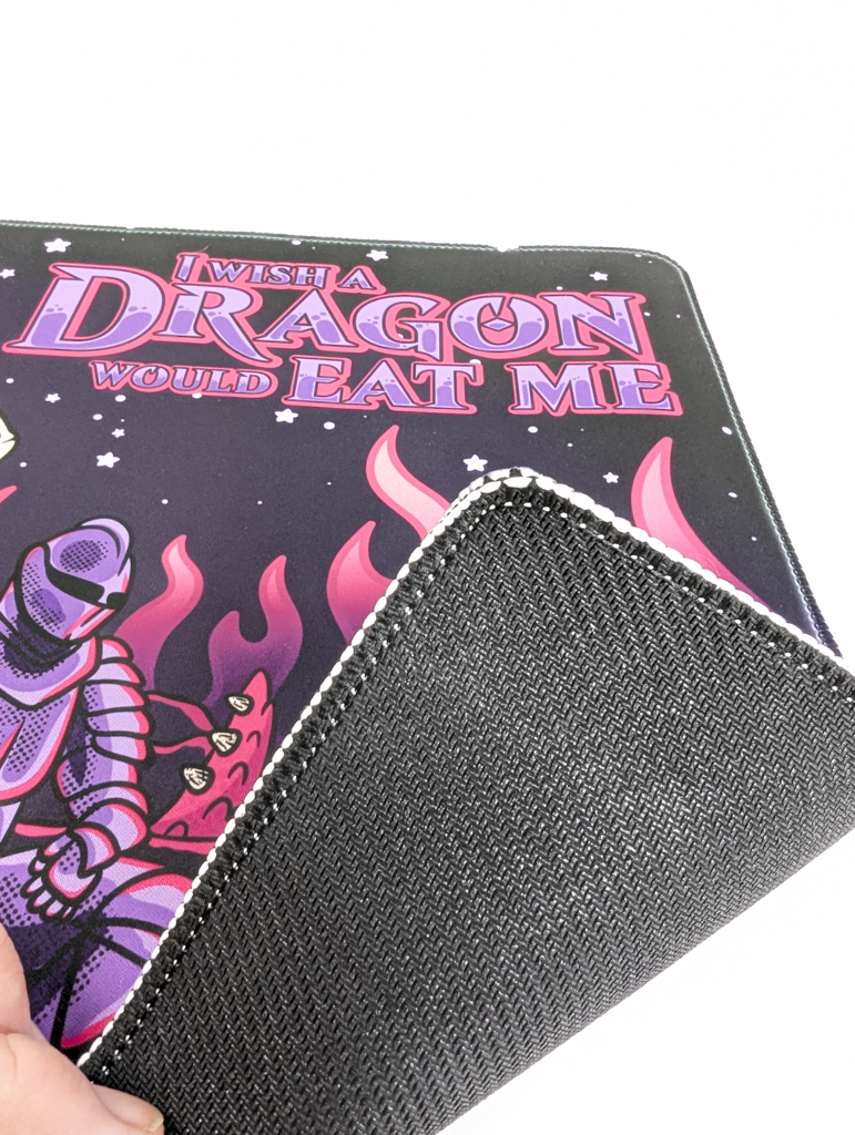 I Wish A Dragon Would Eat Me  Playmat