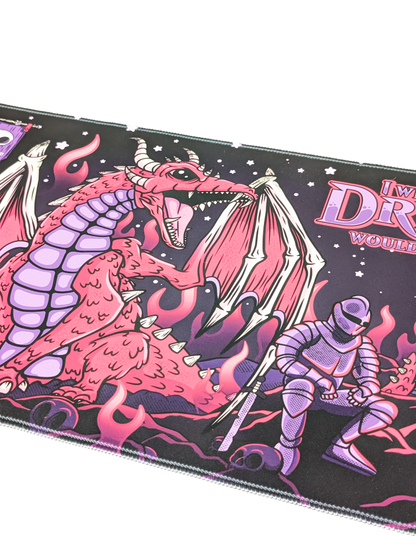 I Wish A Dragon Would Eat Me  Playmat