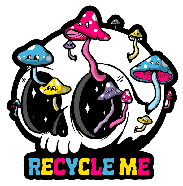 Recycle Me 4" Sticker