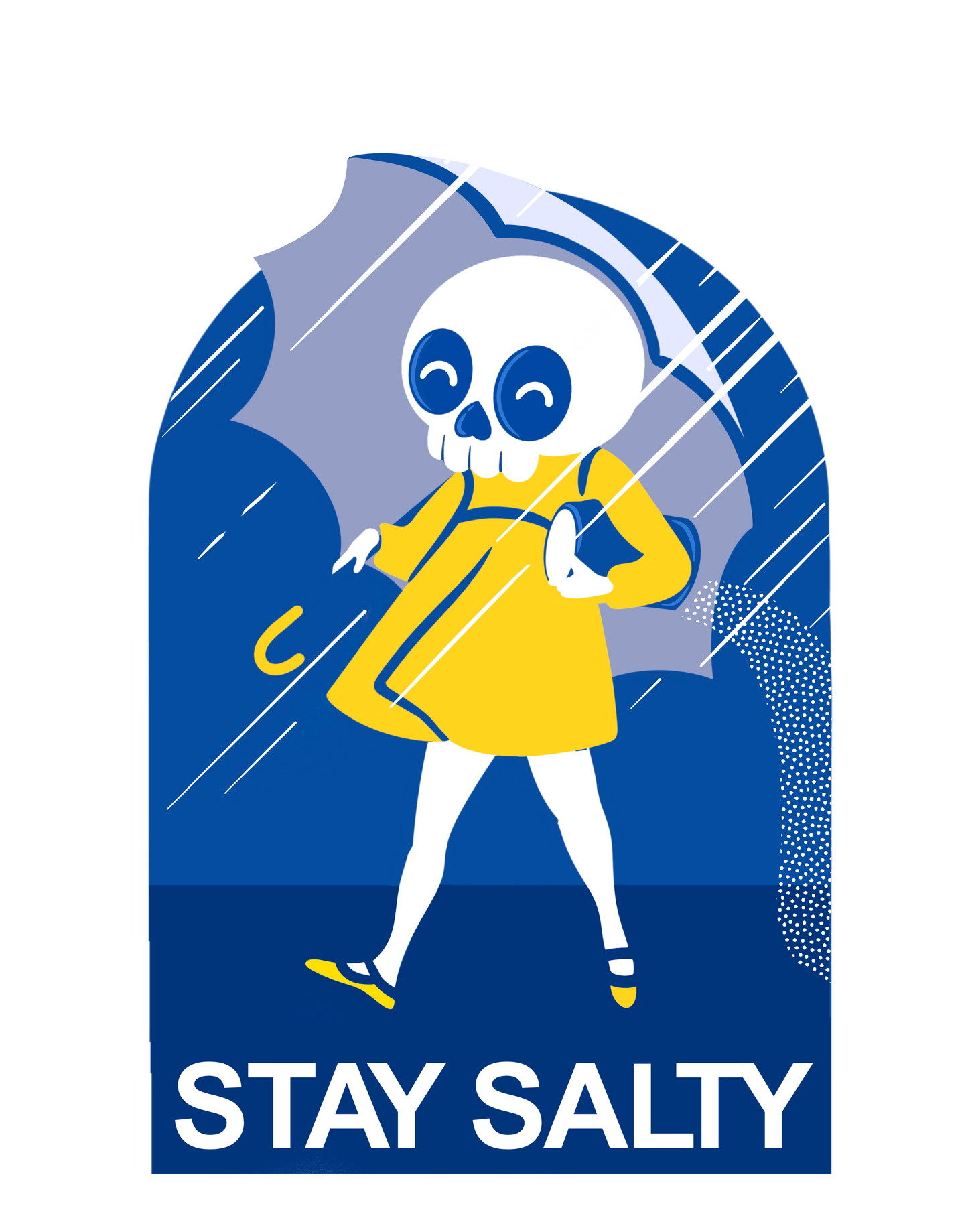 Stay Salty 4" Sticker