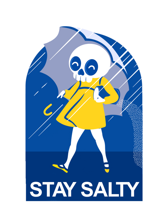 Stay Salty 4" Sticker