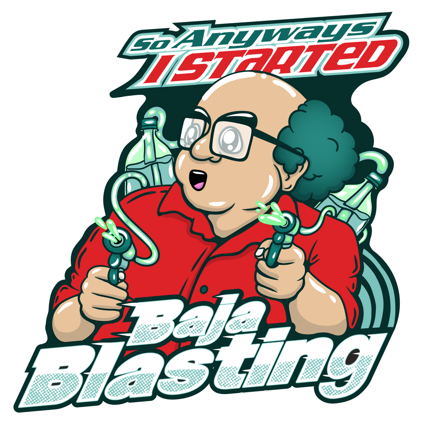 Baja Blasting 4" Sticker