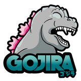 Gojira 4" Sticker (Godzilla)