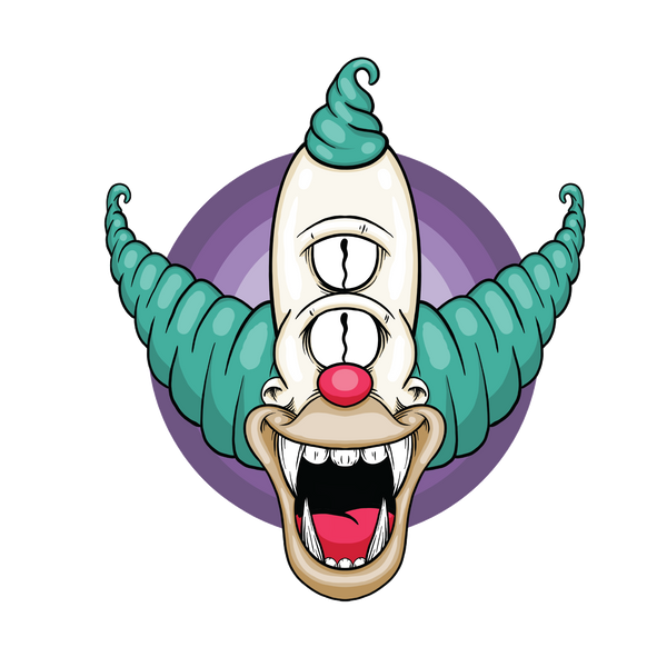 Krusty the Clown 4" Sticker