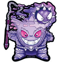 Ghost Type Armor 4" Sticker