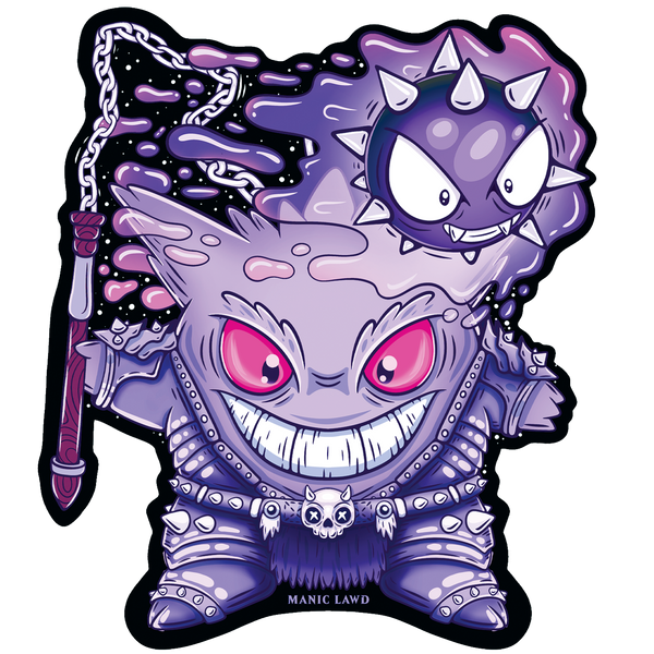 Ghost Type Armor 4" Sticker